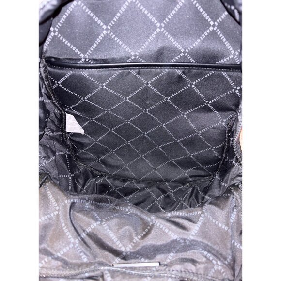 Steve Madden Quilted Nylon Mini Backpack – Rust/Peach – SM Logo - Picture 5 of 10